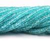 Natural Fine Blue Apatite Smooth Polished Round Tyre Wheel Beads Strand Length is 14 Inches & Sizes from 5mm approx.